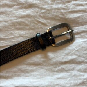 Women’s Black Leather Belt